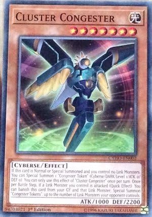 Yu-Gi-Oh! - Cluster Congester - CYHO-EN002 - Common - 1ª Edición, carta - Cybernetic Horizon (idioma español no garantizado)