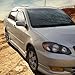 Window Visors Compatible with 2003-2008 Toyota Corolla, Dark Smoke Car Rain Sun Window Shade Guard Wind Deflector Smoke by IKON MOTORSPORTS, 2004 2005 2006 2007