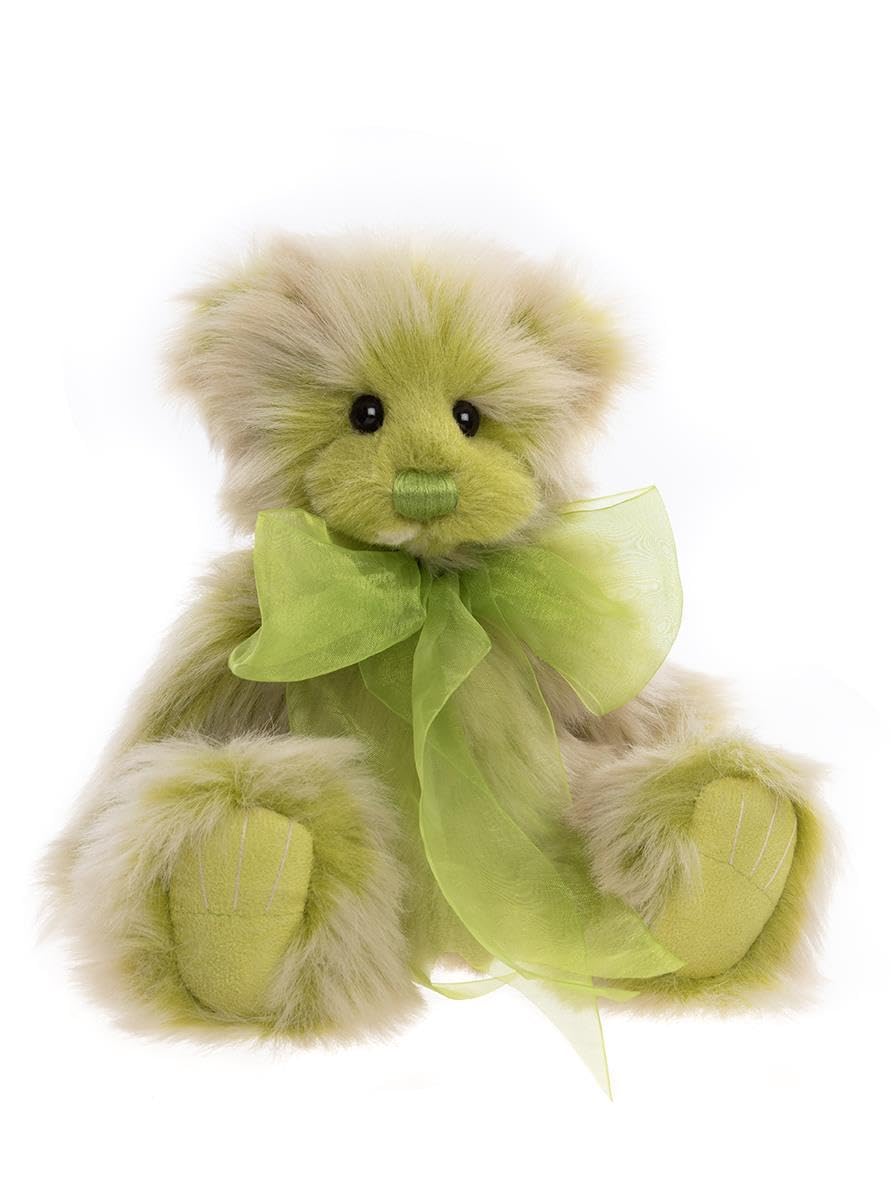 Charlie Bears Wednesday Lime Green Plush Teddy Bear - Soft, Cute & Huggable Collectable Stuffed Animal for Kids & Adults