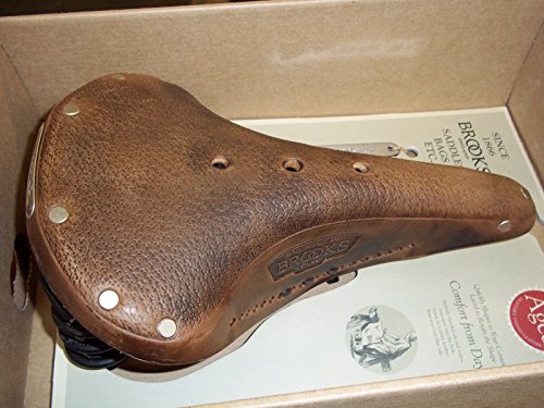 Brooks Flyer Selle Cuir Naturel de haute qualité artisanale - 4