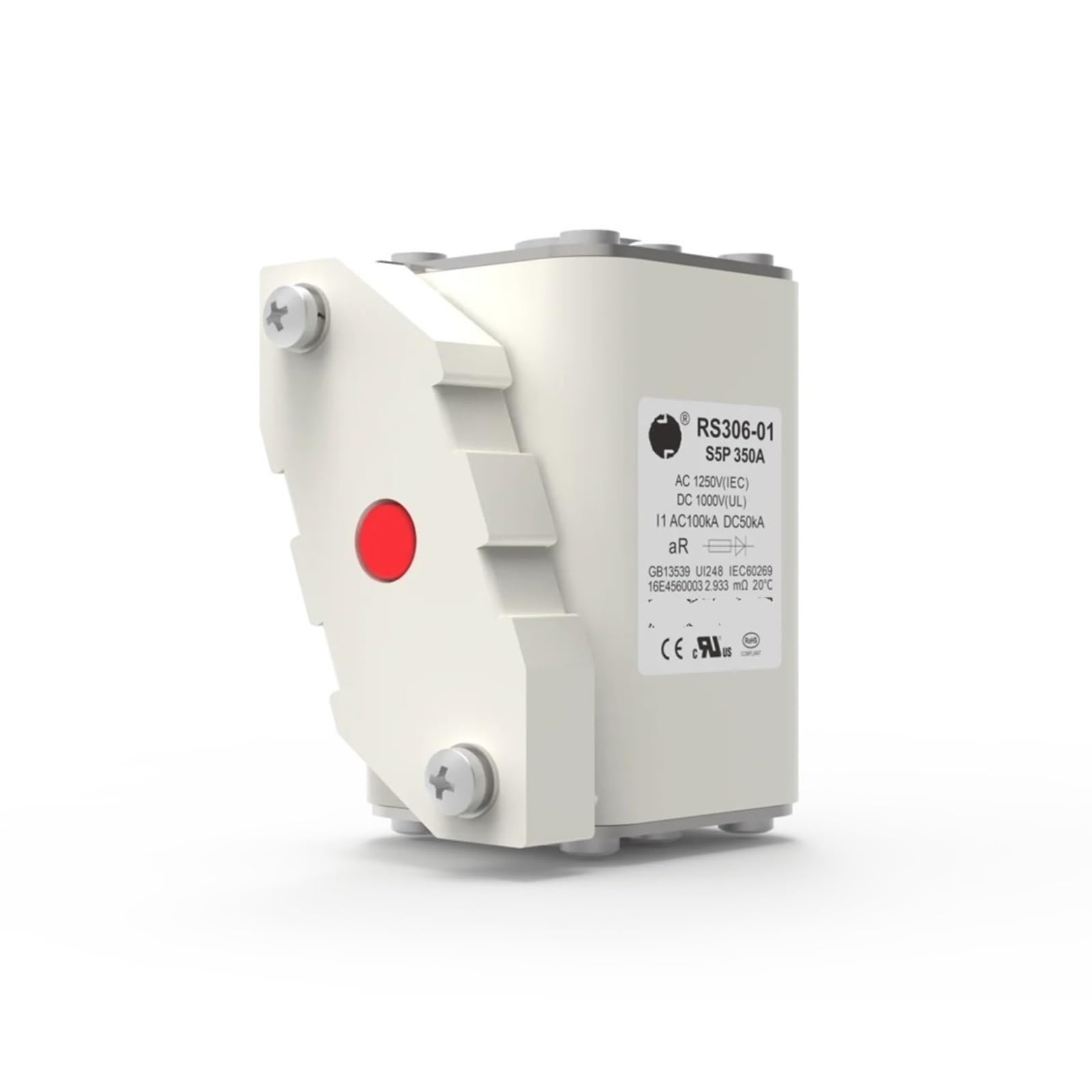 Fusible RS306-01-S5P-350A1250V haute performance pour armoire électrique