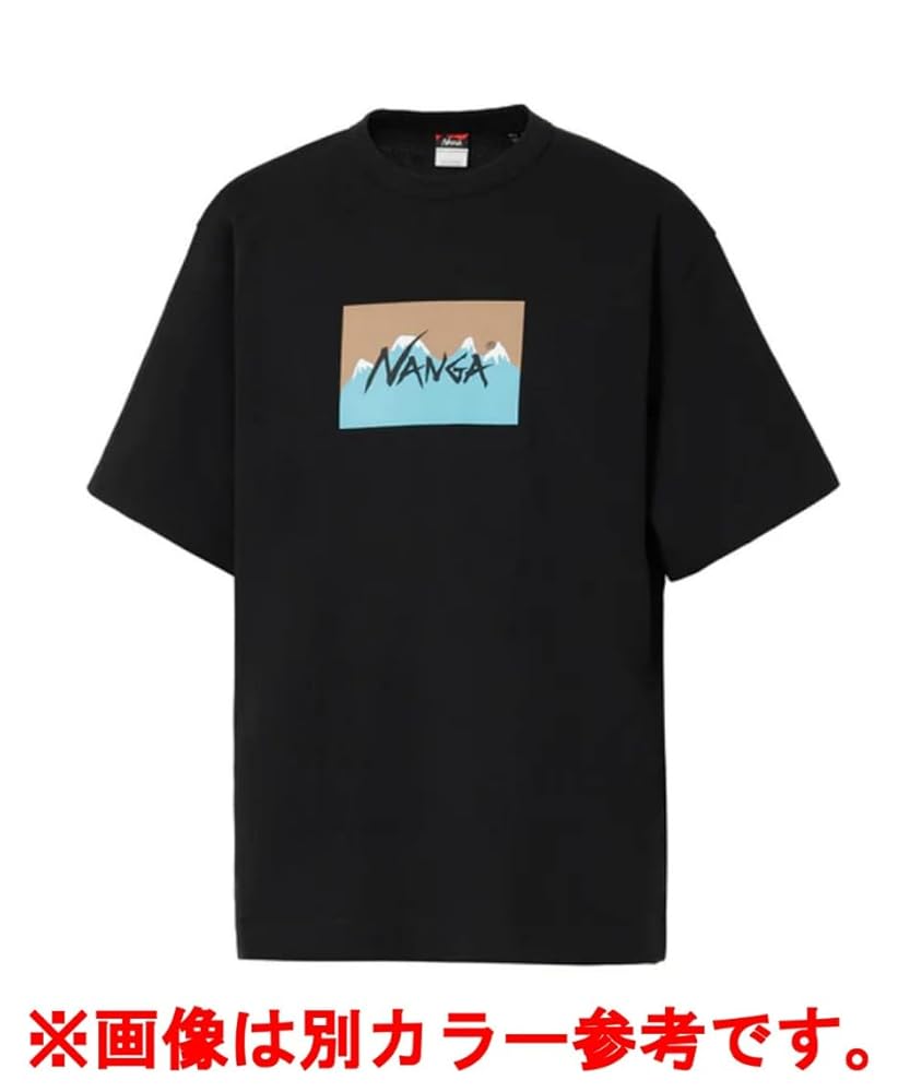 Amazon | [ナンガ] JERRY UKAI ECO HYBRID LOGO TEE (M, BLK