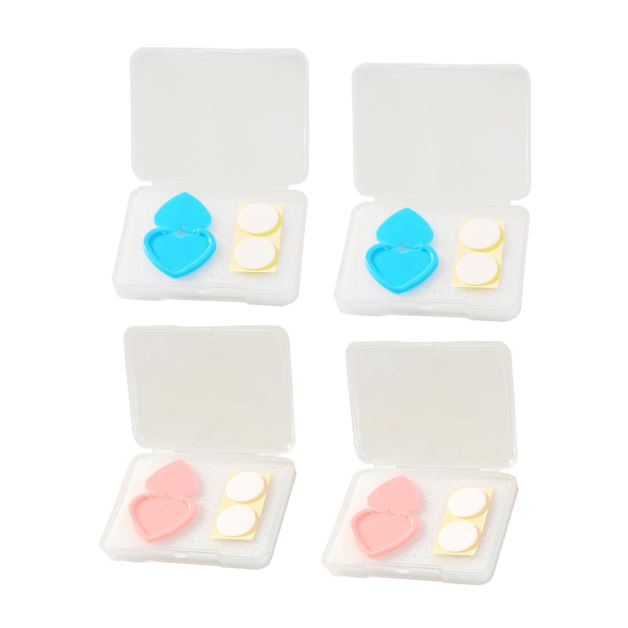 CIMAXIC 4 Pcs Button Cover Accesories Diamond Art Light Pad Baffle A4 Light Pad Cover A3 Light Pad Cover Light Pad Button Protector Copy Board Heart Baffle Diamond Art Accessories Plastic