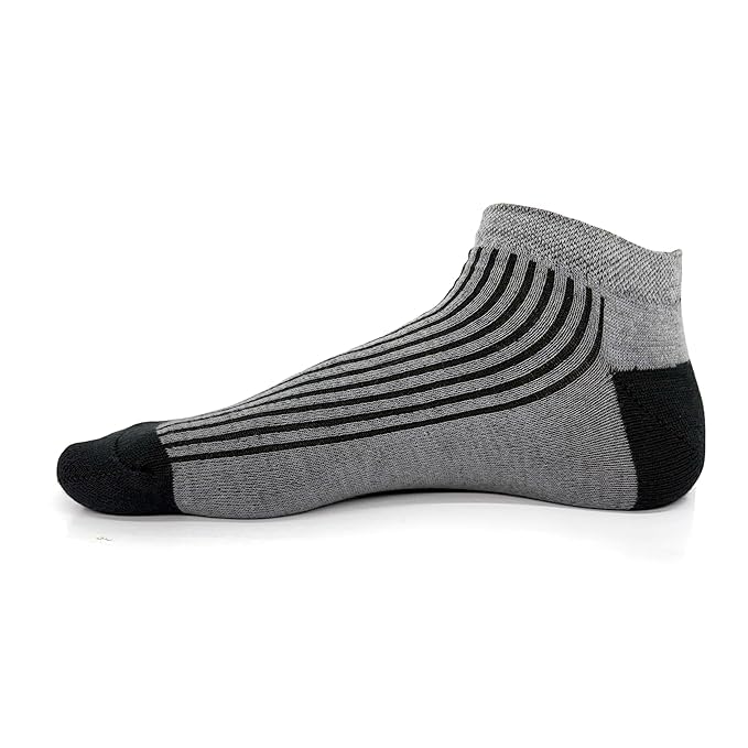 Image of PRASTHAN Sports Unisex Nylon Cotton Ankle Length Socks Made With Breathable Anti Odour & Moisture Absorbent Combed Cotton with a Extra Durable.
