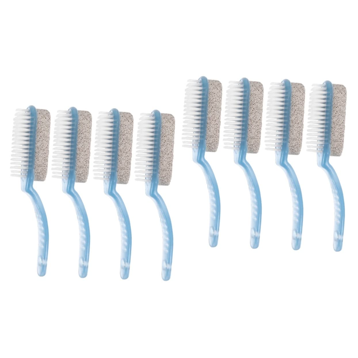 Beavorty 8 Pcs 2 Plastic Nail Brush Pedicure Tools for Feet Nursing Allí Removedor De Gel Foot Pedicure Tool Nail Remover Remover for Feet Pumice Stone Nail Art Brush Crusty