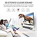 immagine 1Soundbar, Bingxue soundbar Bluetooth per TV Altoparlanti per computer con cavo e connessione wireless, Soundbar supportano le modalità della scheda TF/AUX/BT/RCA(opzione colore) (Silver-2)