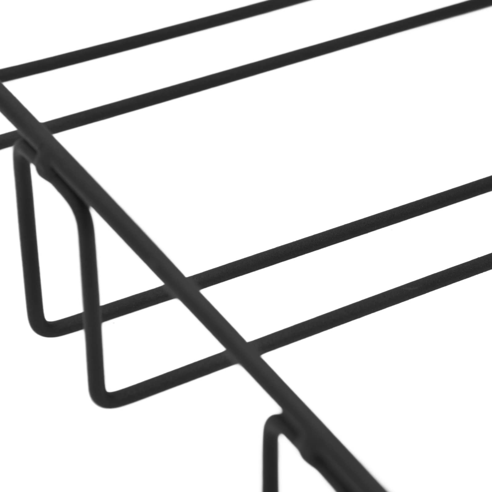 Wakects Porta Bicchieri Sospeso Portabicchieri da Parete in Metallo con 3 Binari Supporto per Calice Salvaspazio per Bar Armadietto Design Moderno 35 X 22,5 Cm
