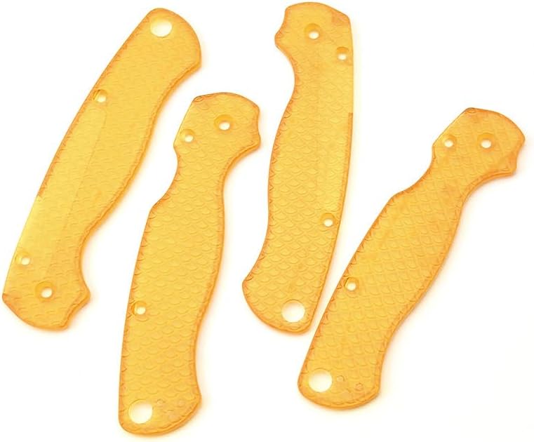 1Pair Custom PEI Scales Fits for C81 Paramilitary 2, Utem Handle Patch Blank DIY Replacement