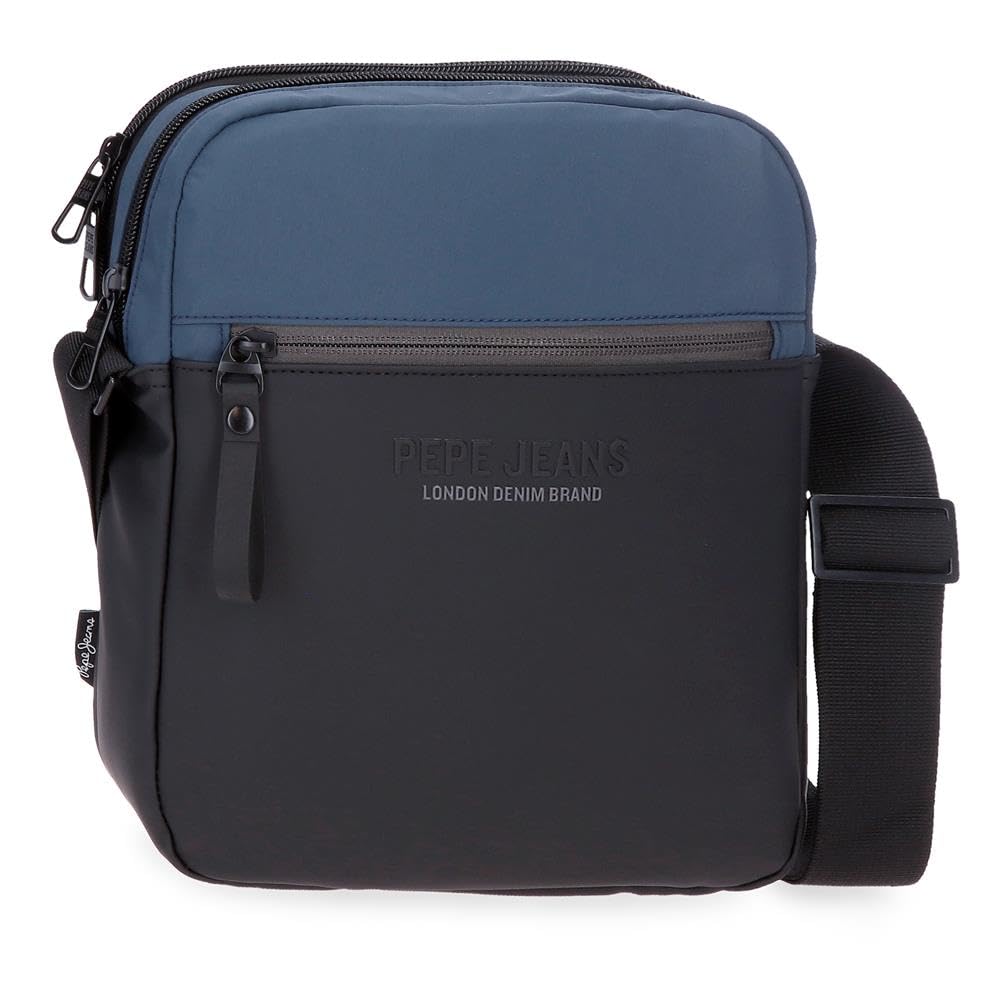 Pepe Jeans Sail up Obudowa na messenger Portatablet Niebieski 22x27x8 cm Poliester i PU by Joumma Bags, Niebieski, Talla única, Torba na ramię