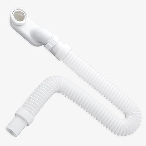 LAUTE Tubo de drenaje de ducha para bañera, kit de drenaje flexible independiente de 1 12 pulgadas de diámetro, kit de tubo de drenaje de ducha