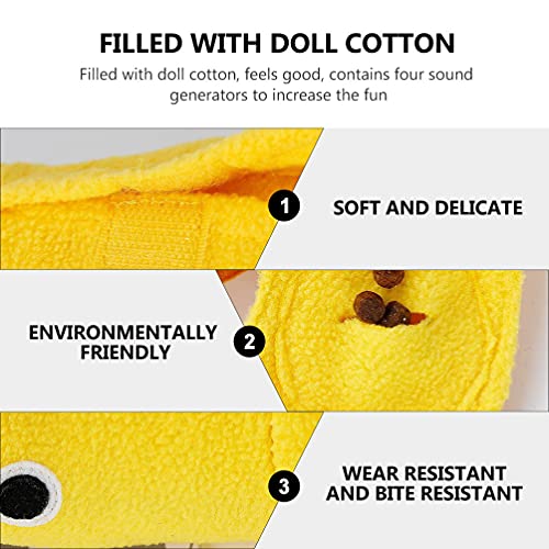 Balacoo Cão Mastigar Brinquedos Interativos Brinquedos Do Cão de Pelúcia Em Forma de Pato Brinquedos