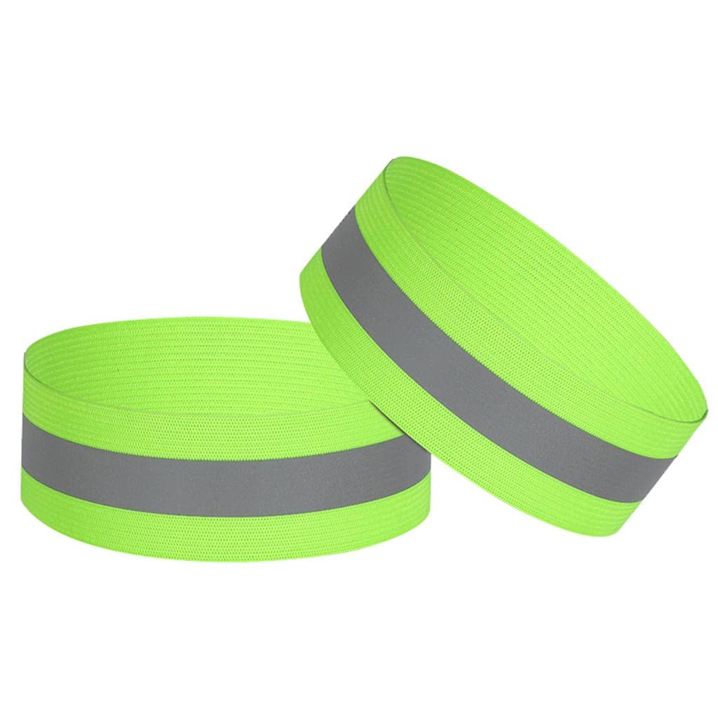 THE STYLE SUTRA®1 Pair Safety Reflective Armband Ankle Band Snap Pants Strap Bracelet-image-48