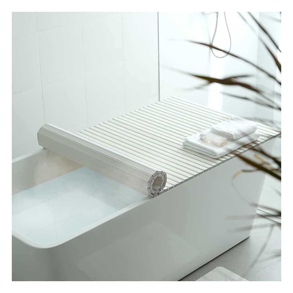 Japanese Foldable Bathtub Insulation Cover Portable Roll Up, 49 OFF