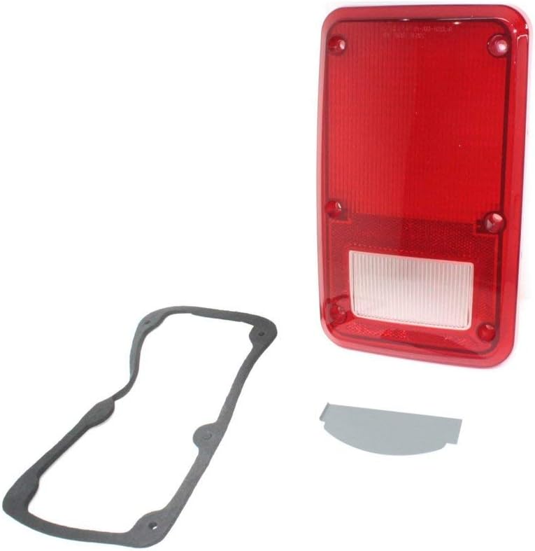 Evan Fischer Tail Light Lens compatible with Dodge Van Full Size 78-93 Right and Left