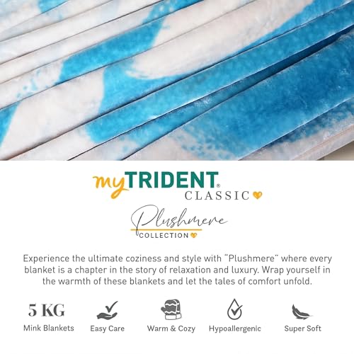 Image of MYTRIDENT Classic Plushmare Double Blanket, Steven