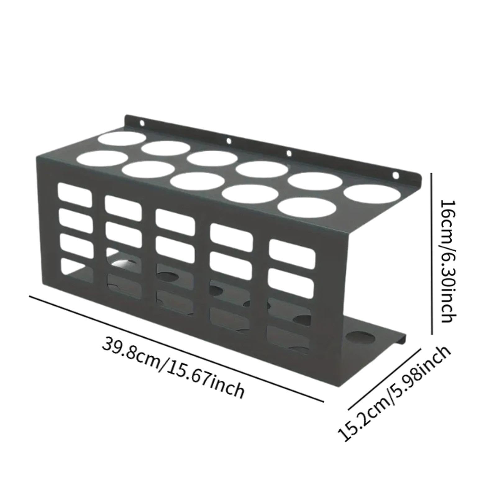 Support Mural Robuste pour Tubes de Mastic, Organisateur D'outils, étagère Métallique pour Mastic