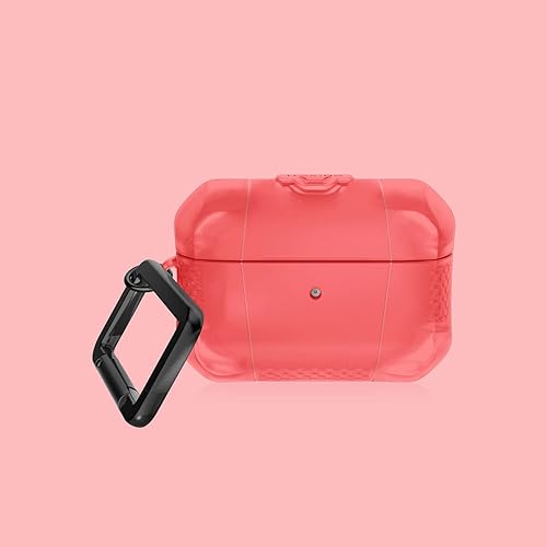 ITSKINS Spectrum R Frost - Funda protectora para auriculares Apple Airpods Pro Pro 2 color coral