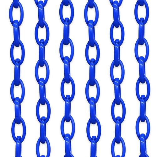 Image of SATRA TRADERS | Size : 19mm | W 1Meter Acrylic Oval Link Chain Mask Chain
