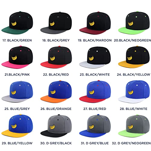JPAK Banana Fruit Hip-Hop Snapback Hat miniatura 5