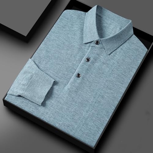 Spring and Autumn Men's Loose Casual Collar Underwear Sweaters2