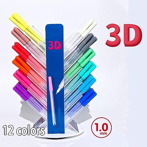 Pack de 6 bolígrafos gel 3D Katutude 1.0 mm colores miniatura 7