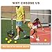 TNZMART Adjustable Pickleball Retriever Portable Pickle Balls Picker Multifunction Ball Collector for Picking and Storage (Blue)