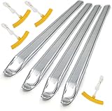 ASelected 9er-Set Montierhebel Motorrad, 30 cm Reifen Montiereisen aus Manganstahl, Montagehebel Reifenhebel Reifenentferner Montierstange Reparaturwerkzeuge für Autos, Motorrad und Fahrrad