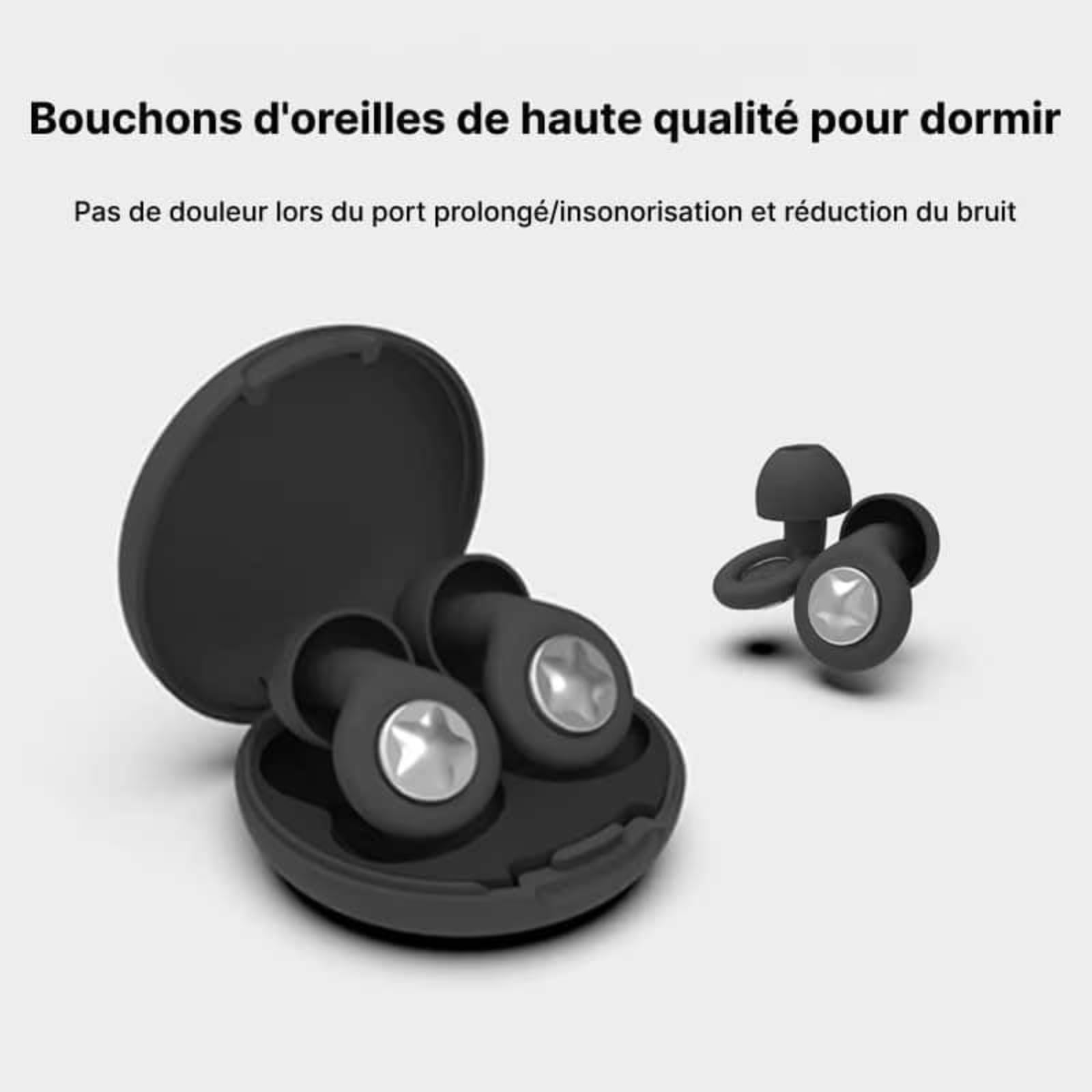 Budsnuji Bouchon Oreille, Bouchon D'oreille pour Dormir Réutilisables (1)
