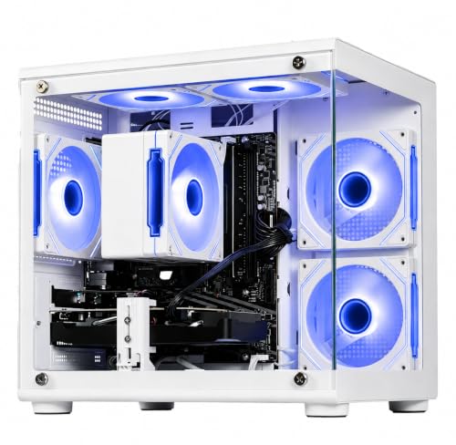 Image of Gaming PC Desktop Computer - Ryzen 7 4700LE, Radeon RX 6500XT 4GB | 512GB SSD, 16GB DDR4 3200MHz RAM, WiFi 6 for 1080p Gaming, Streaming, Esports, School & Home Office