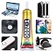 T7000 Black Glue for Cell Phones Mobile Repair Tools kit with Precision Tip, 4Pcs 15ml 50ml 110ml Waterproof Glue Speaker Earphone Electronics Computer Tablets LCD Screen Super Adhesive T-7000 Sealant