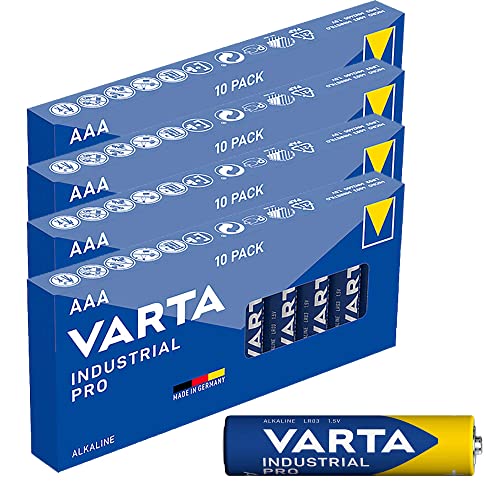 Varta Batterie Set 40 Stk AA Mignon + 40 x AAA Micro Alkaline Industrial Quality – Bild 5