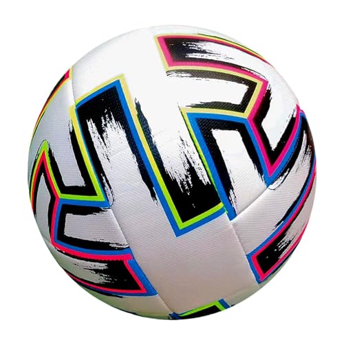 HKWFKAWA Balón de fútbol tamaño 5, ligero, portátil, para competición de juegos de club, tipo F