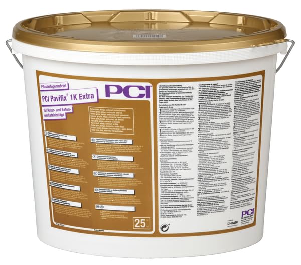 PCI Pavifix 1K Extra Pflasterfugenmörtel 25 kg - grau - Für Bodenflächen mit Fußgänger- und gelegentlichem PKW-Verkehr