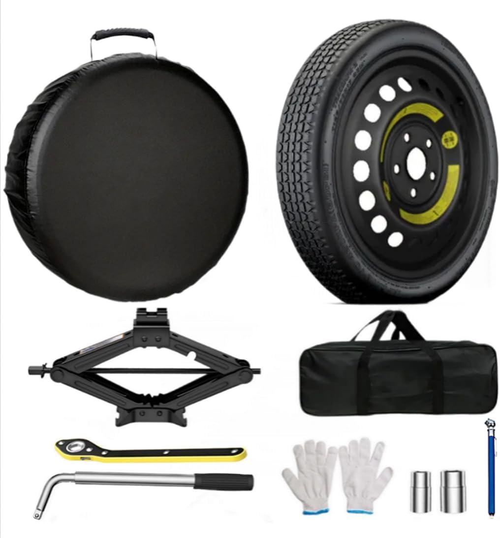 Spare Tire Kit Fits 2020-2025 Honda CRV Hybrid Includes Tire Changing Kit & Storage Case