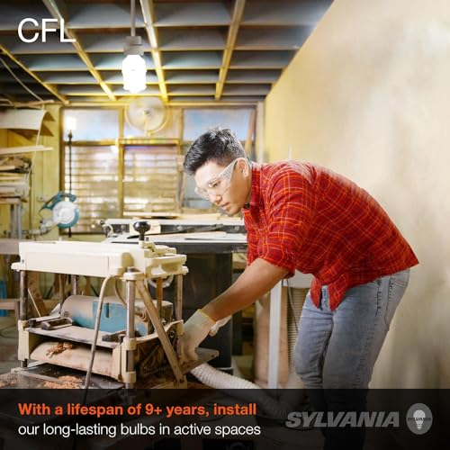 Ledvance 12 Bulbs) Sylvania Cfl T2 Twist Light Bulb, 2700K Soft White, 60 Watt Equivalent, Efficient 13 Watts, 850 Lumens, Medium Base - 12 Pack Compact Fluorescent thumb #5