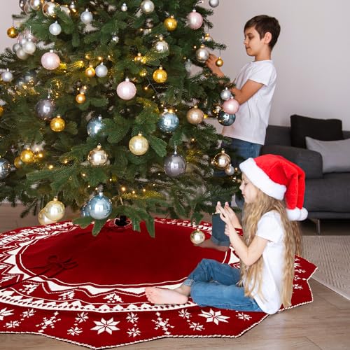Ourwarm S-SQ-ZZ-LX-60-1 Christmas Tree Skirt 60 Inch thumb #1