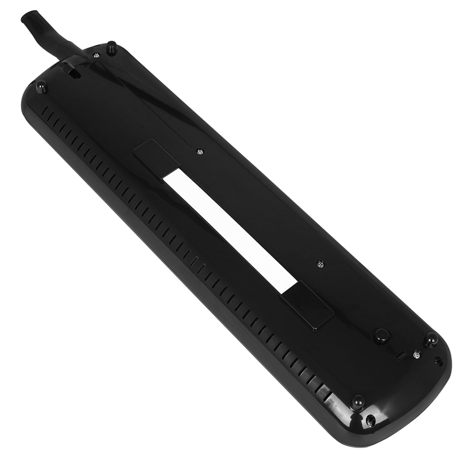 Mélodica à 32 Touches, Piano à Air à Plaque de Roseau en Laiton avec Doubles Tubes et Embouts pour Artistes Professionnels Débutants (BLACK)