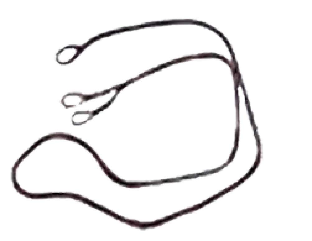 Zebra XT Trophy Split Cables, 33.5-Inch