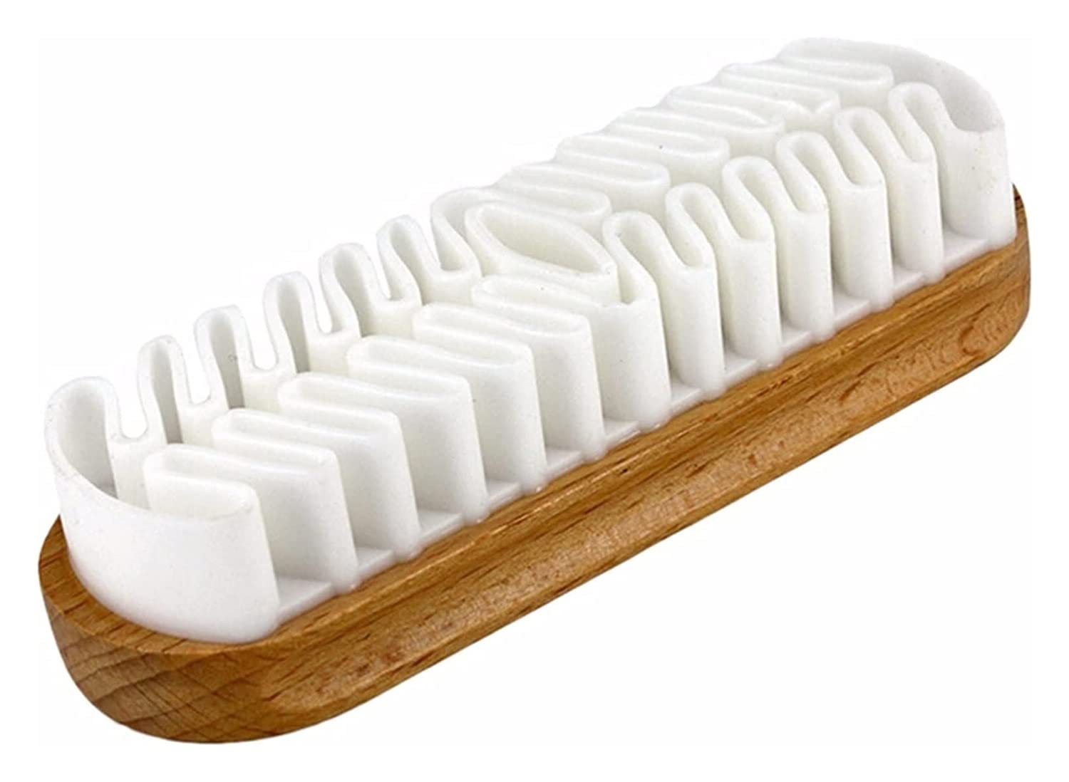 Haushalts-Schuhbürsten, weiße Gummi-Krepp-Schuhbürste, Lederbürste for Wildleder, Stiefel, Taschen, Schrubber, Reiniger, Badezimmer-Werkzeugbürste