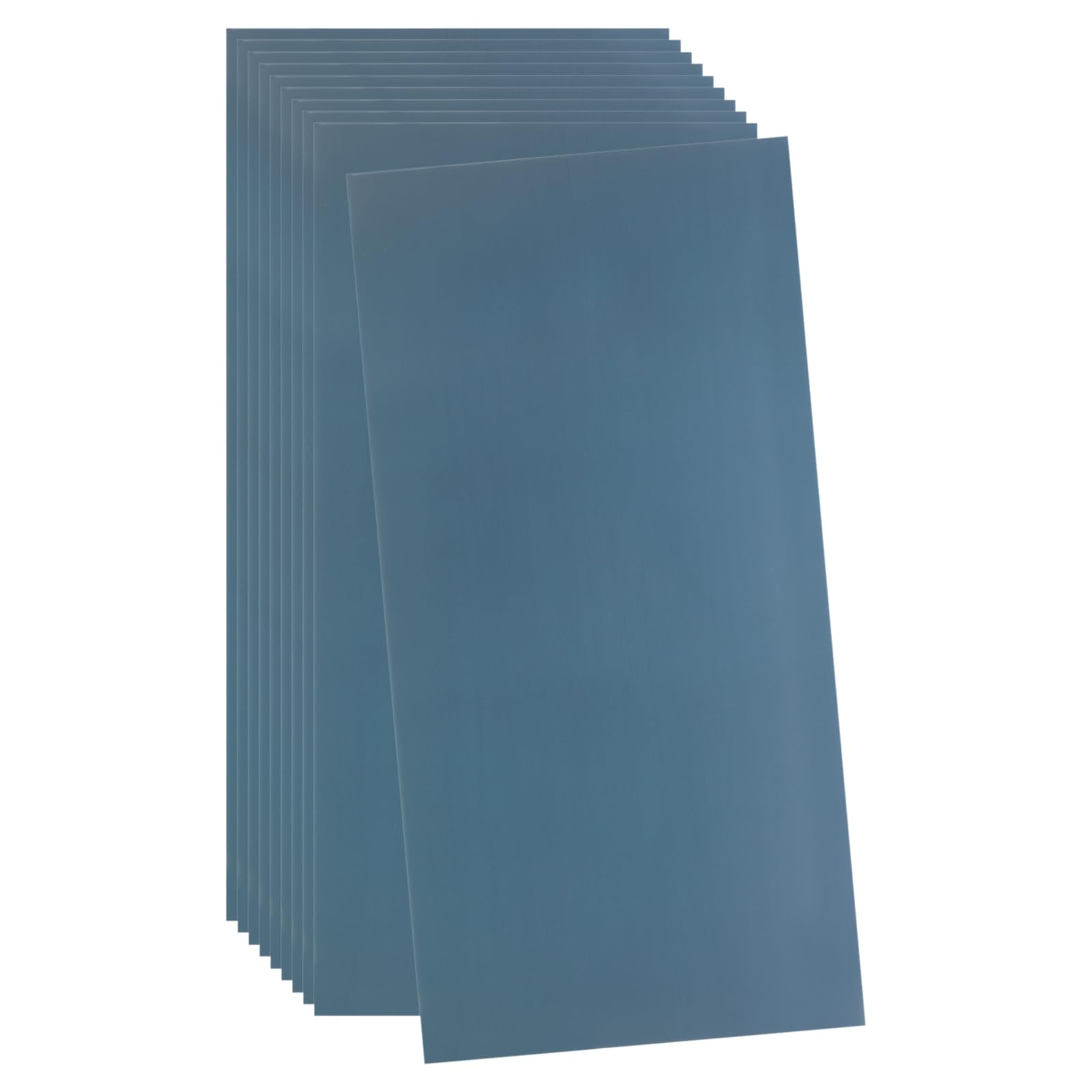 sourcing map 10 pannelli da parete con pellicola adesiva da 59,9 x 30 cm, effetto pelle, con mattoni, copertura di 1,8 mq, colore: blu lago