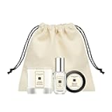 London Mellow & Spirited Mini Luxuries Trio - English Pear & Freesia Cologne - Wood Sage & Sea Salt Body Cream - Lime Basil & Mandarin Candle - Travel Size