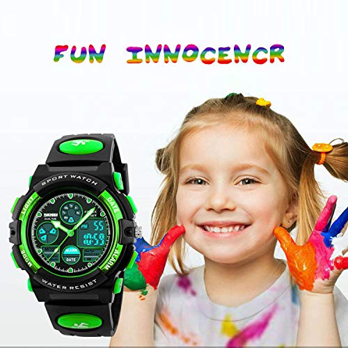 image for cofuo Boys Watches Ages 11-15 Waterproof, Kids Digital Sport Waterproo