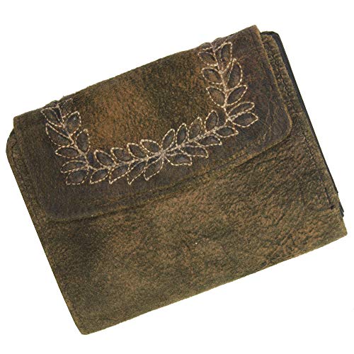 Domelo - Cartera para mujer  Marrón marrón 13x11x2cm