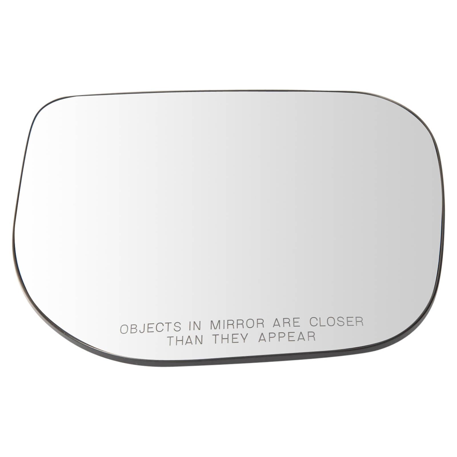 TRQ Exterior Mirror Glass w/Backing Plate RH Passenger Side for Nissan Titan
