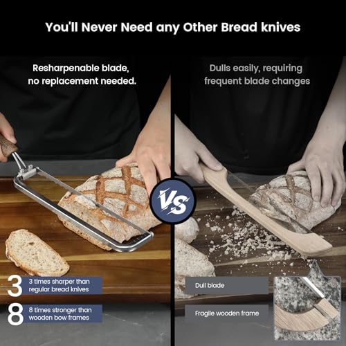 SYOKAMI 2026 Upgrade Bread Knife for Homemade Bread, World's 1st Bow-Design - image 4