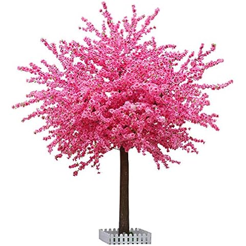 Vicwin-One Artificial Cherry Blossom Trees Japanese Cherry Blossom Pink Fake Sakura Flower Indoor Outdoor Home Wedding Office Party (6FT Tall/1.8M) Cover