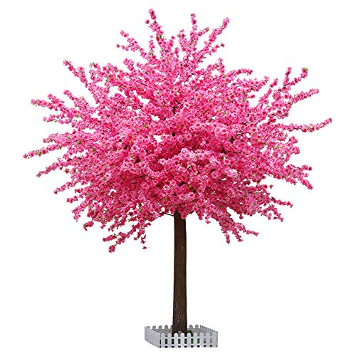 Vicwin-One Artificial Cherry Blossom Trees Japanese Cherry Blossom Pink Fake Sakura Flower Indoor Outdoor Home Wedding Office Party (4FT Tall/1.2M)