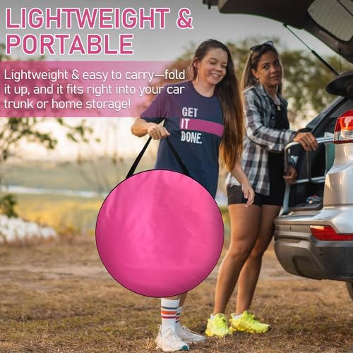Carpa Plegable para Cambiar Ropa de Playa y Camping, Ducha Portátil, Refugio de Privacidad Exterior, Tienda Pop Up para Campamento, Baño miniatura 7