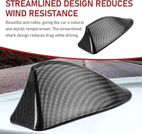 Aleta de tiburón de fibra de carbono sin perforar para Chery Jaecoo J7 2023-2024 4