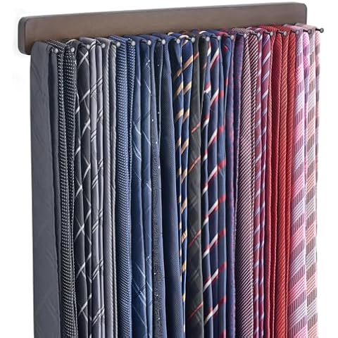 Mkono Wall Mounted Tie Rack Cover